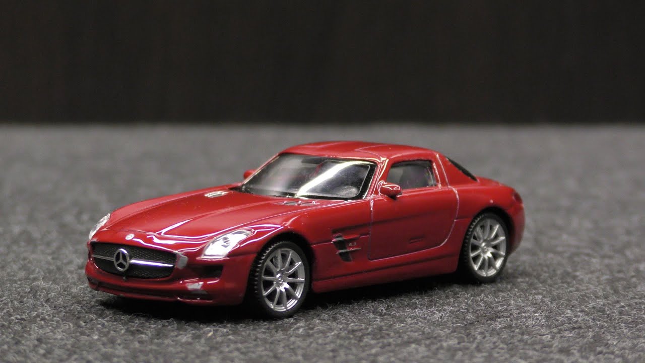299. Mercedes-Benz SLS AMG – 1/43 – Speed Track 6 – Carrefour Welly