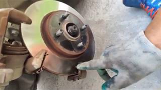 [46diy] 2013 Suzuki Solio Ma15s brake cleaning 洗鮑魚 ソリオ