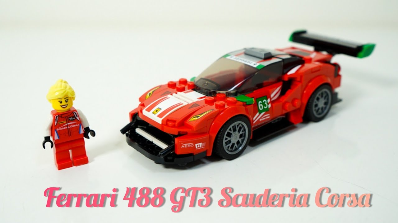 レゴ スピードチャンピオン フェラーリ 488スキューデリア コルサ Ferrari 488 Scuderia Corsa