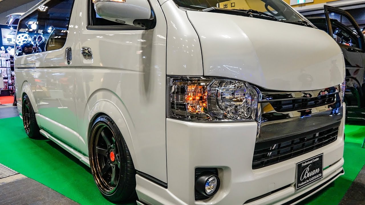 (4K)舞杏 200系 ハイエースカスタム Buan TOYOTA 200 HIACE modified 2020 – 大阪オートメッセ2020