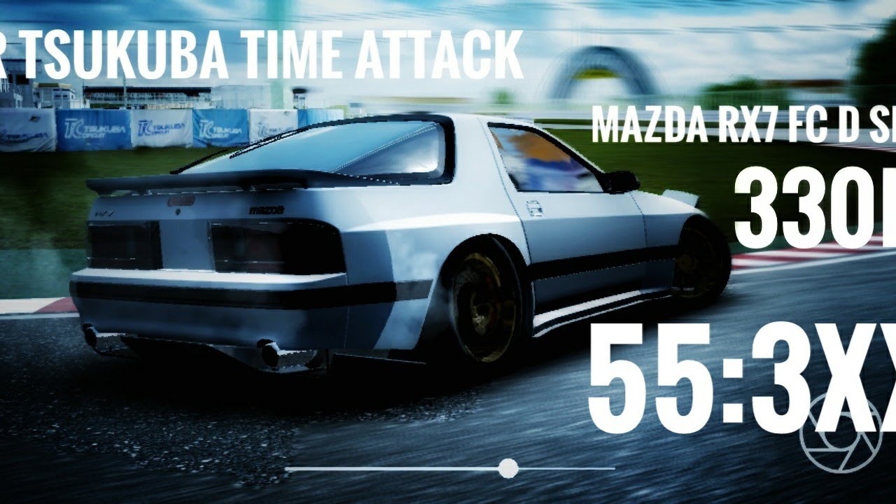 AR TSUKUBA TIME ATTACK #2| MAZDA RX7 FC D SPEC 55:3xx