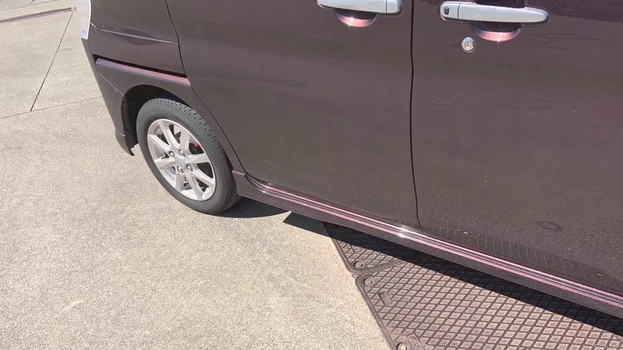 【タントカスタム】火山灰で汚れた車を　ガソリンスタンドの洗車機で綺麗にするASMR W