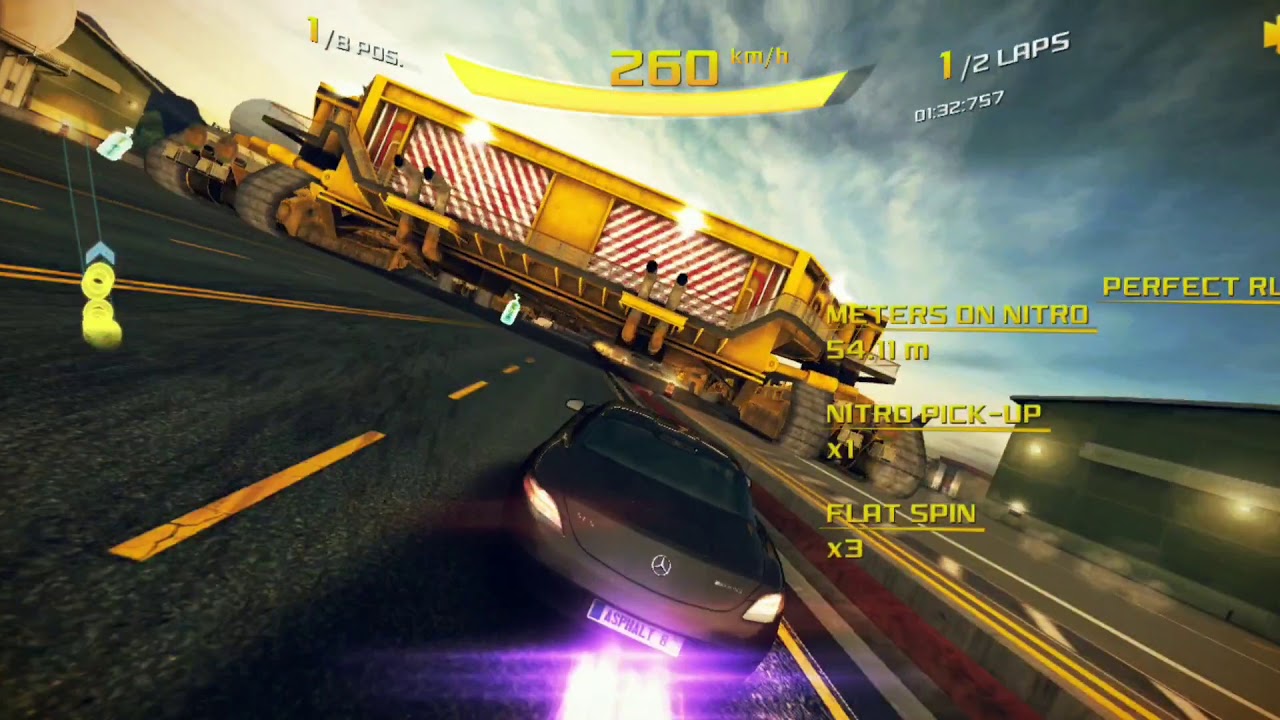 ASPHALT AIRBORNE 8 WITH {mercedes-BenZ SLS AMG ELECTRIC DRIVE