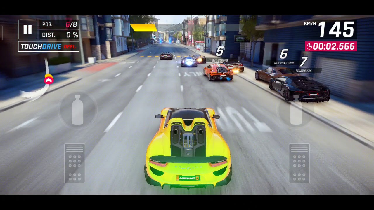 ASPHALT9/RANDON RACE/PORSCHE 918 MAXED