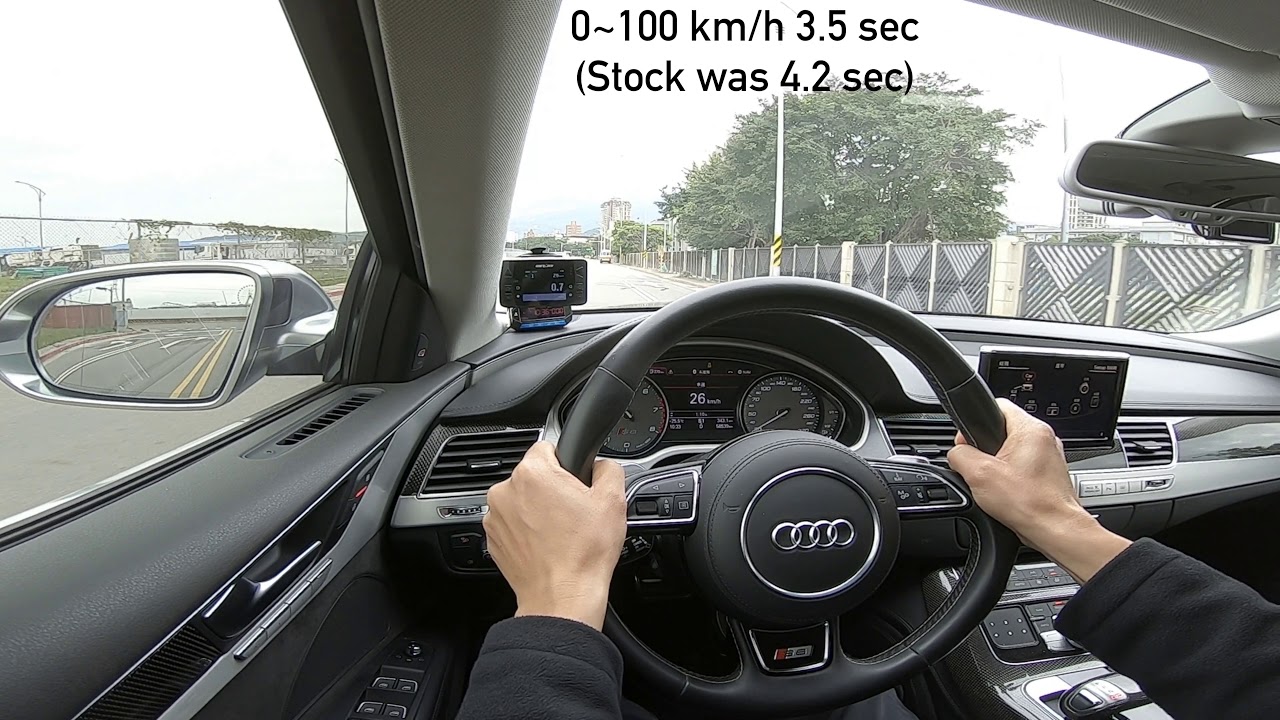 AUDI S8 4.0 TFSI V8 Bi-Turbo 0~100 km/h 3.5 sec / #PSAECU Tuned