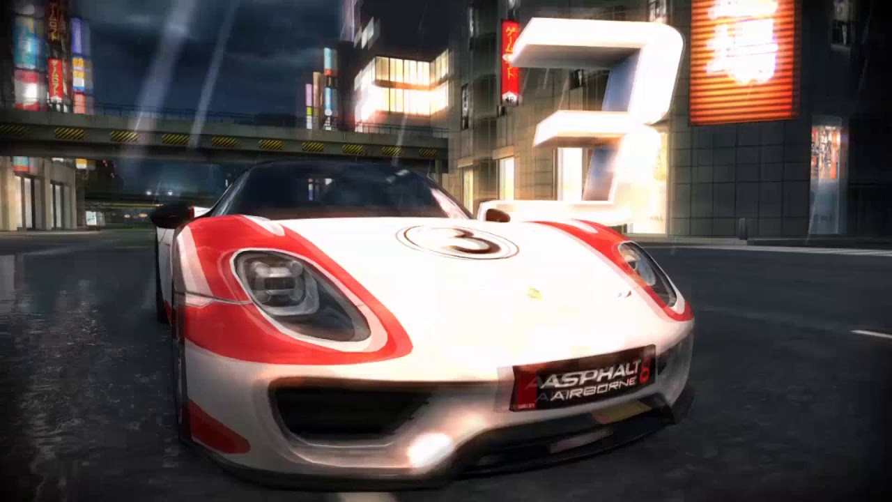 Asphalt 8 – Multiplayer Showdown Tokyo Porsche 918 Spider Weissach Package