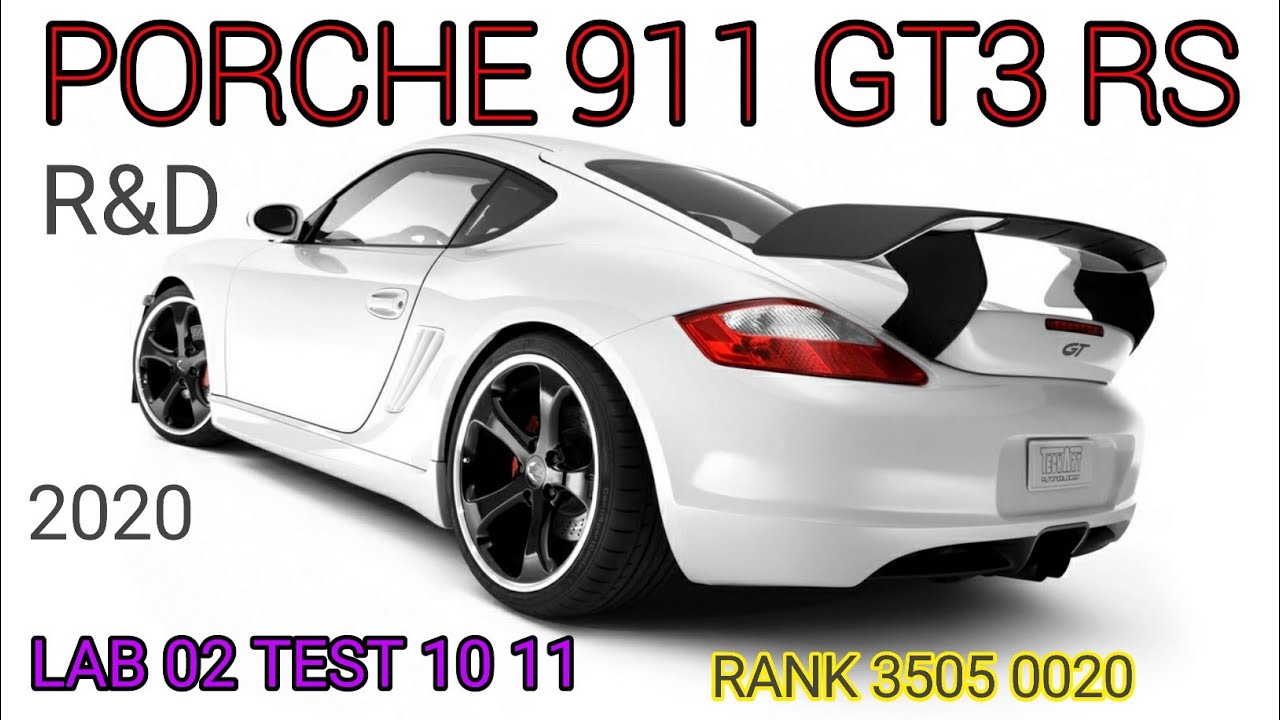 Asphalt 8 airborne, Lab 02 R&D Test 10,11 Porche 911 GT3 RS