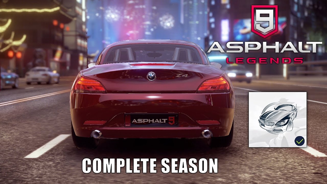 Asphalt 9: Legends BMW Z4 LCI E89 COMPLETE SEASON Gameplay Walkthrough