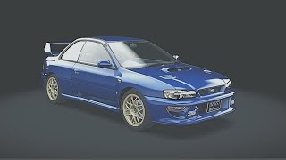 Assettocorsa インプレッサ22B  90年代スポーツカー筑波バトル