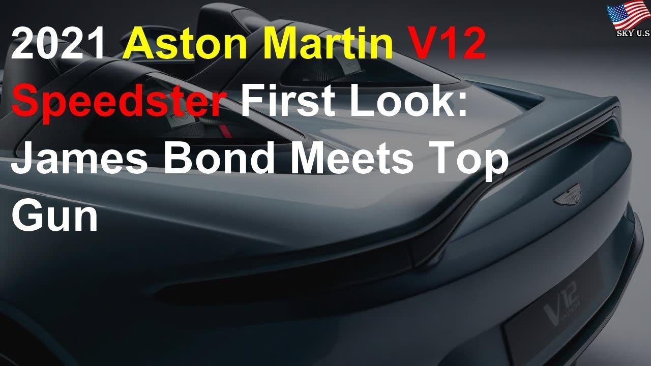 Aston Martin V12 Speedster: James Bond meets ‘Top Gun’