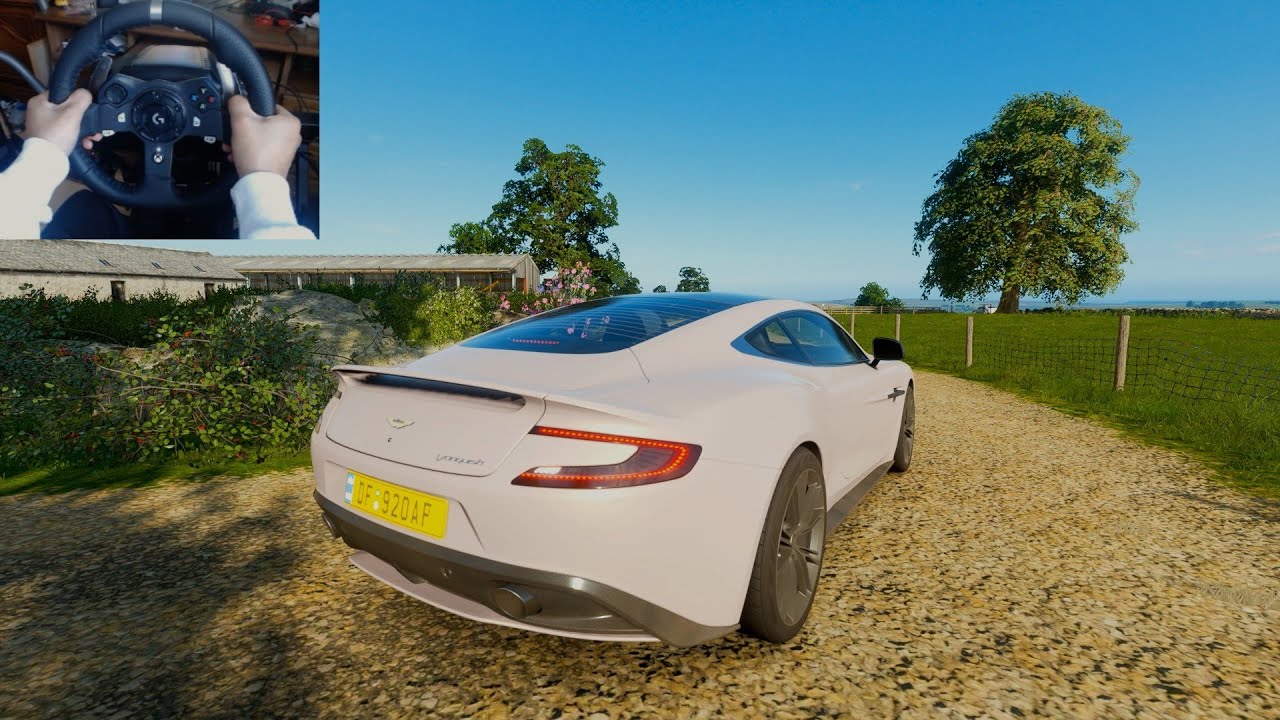 Aston Martin VANQUISH DriveTest – Forza Horizon 4 | Logitech G920 + Paddle Shifter [2K ULTRA PC]