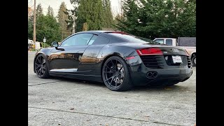 Audi R8 – V8 Manual – Rev9 Titanium Exhaust Cold Start