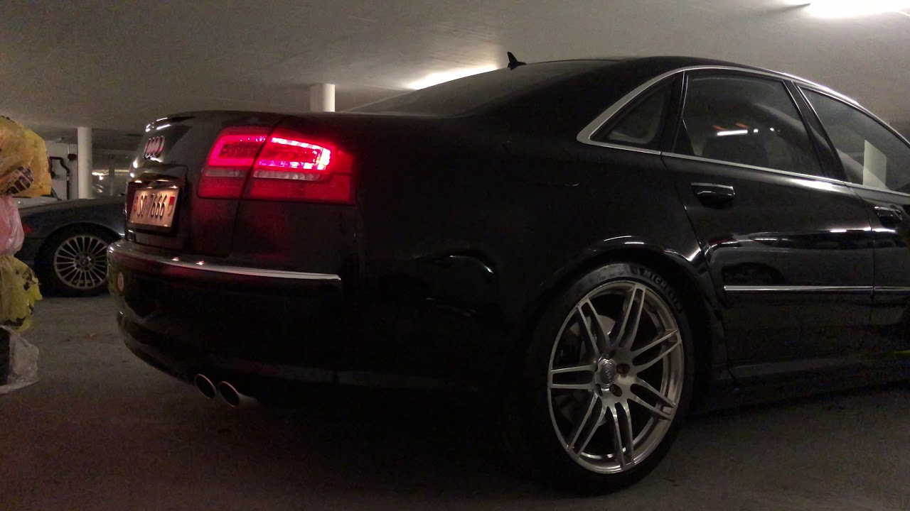 Audi S8 V10 Coldstart stock exhaust