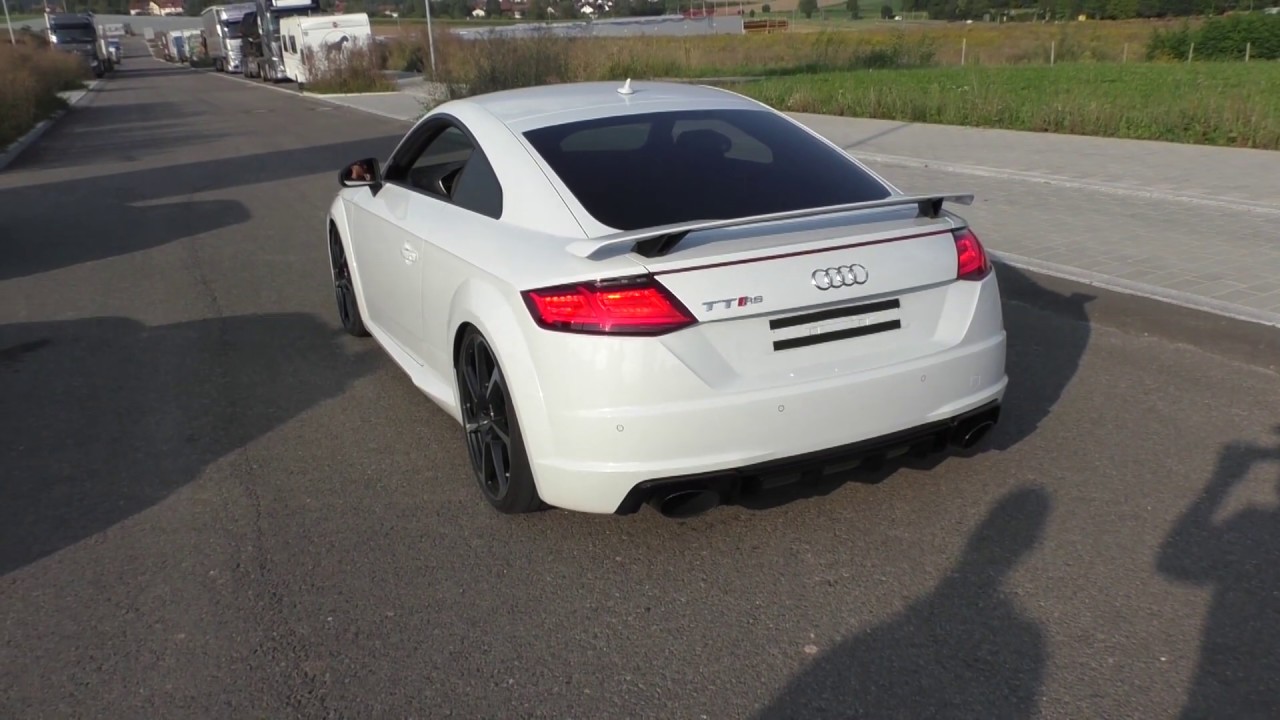 Audi TT-RS 8S Endschalldämpfer Modifikation mit Sound Check, Fly By und Race Start