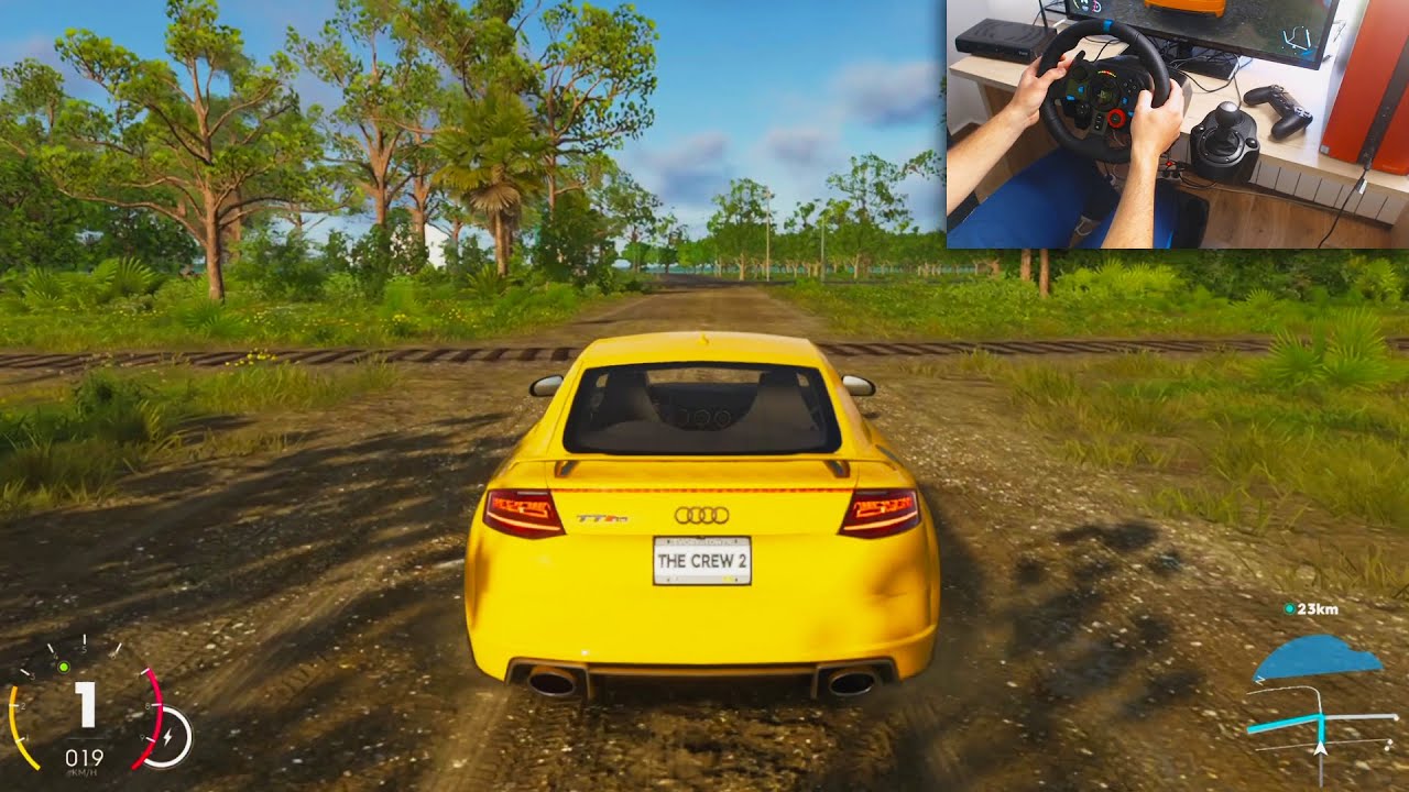 Audi TT RS Coupé – The Crew 2 | Logitech g29 gameplay