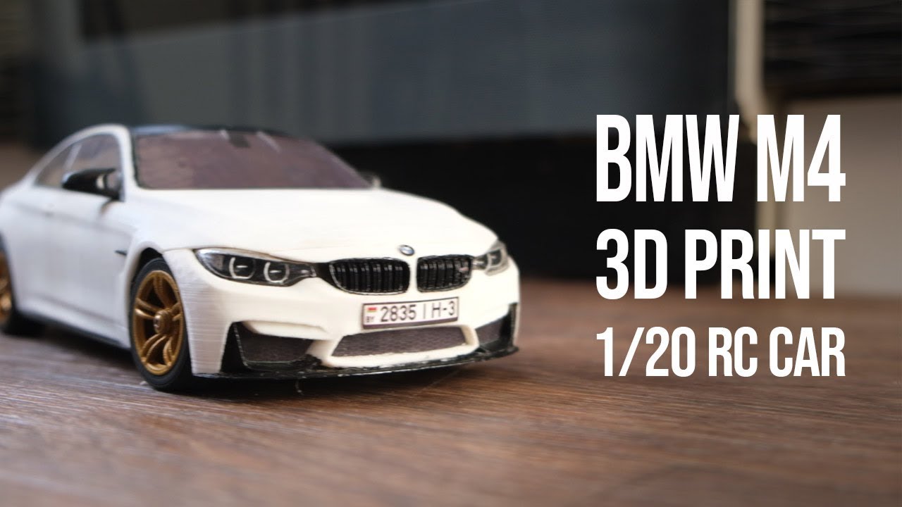 BMW M4 – 3d Print 1/20 RC car
