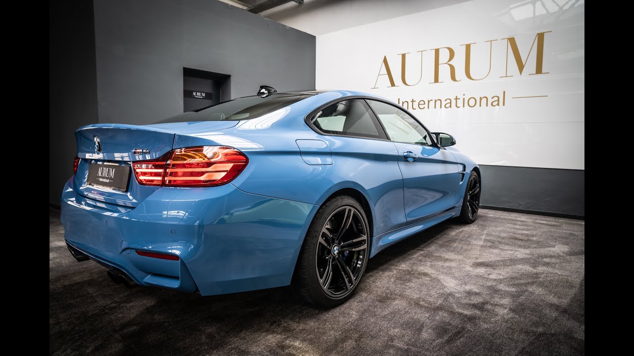 BMW M4 COUPE YAS MARINA BLAU METALLIC START UP & EXHAUST SOUND by AURUM International