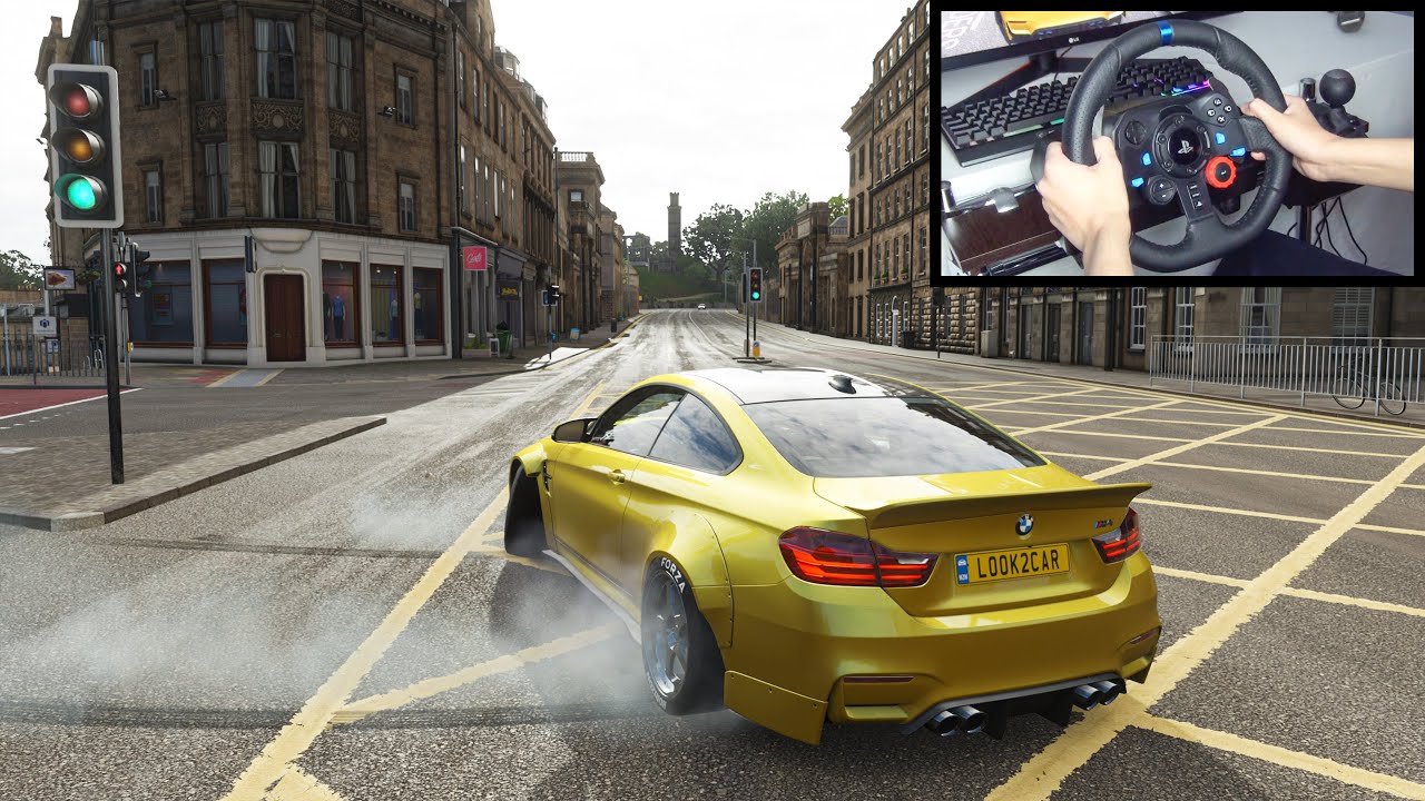 BMW M4 Coupe – Forza Horizon 4 (Drifting) | Steering Wheel + Shifter – Logitech G29 Gameplay