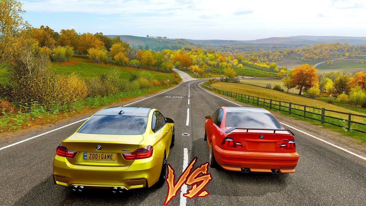 BMW M4 VS BMW M3 GTR – FORZA HORIZON 4