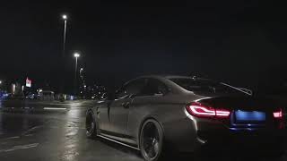 BMW M4 drifting with song