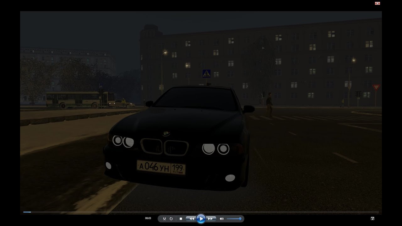 Тест драйв BMW M5 E39 в City Car Driving