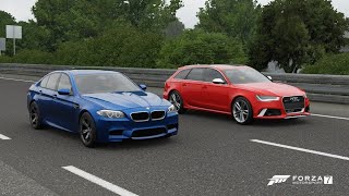 BMW M5 VS AUDI TT FORZA HORIZON 4
