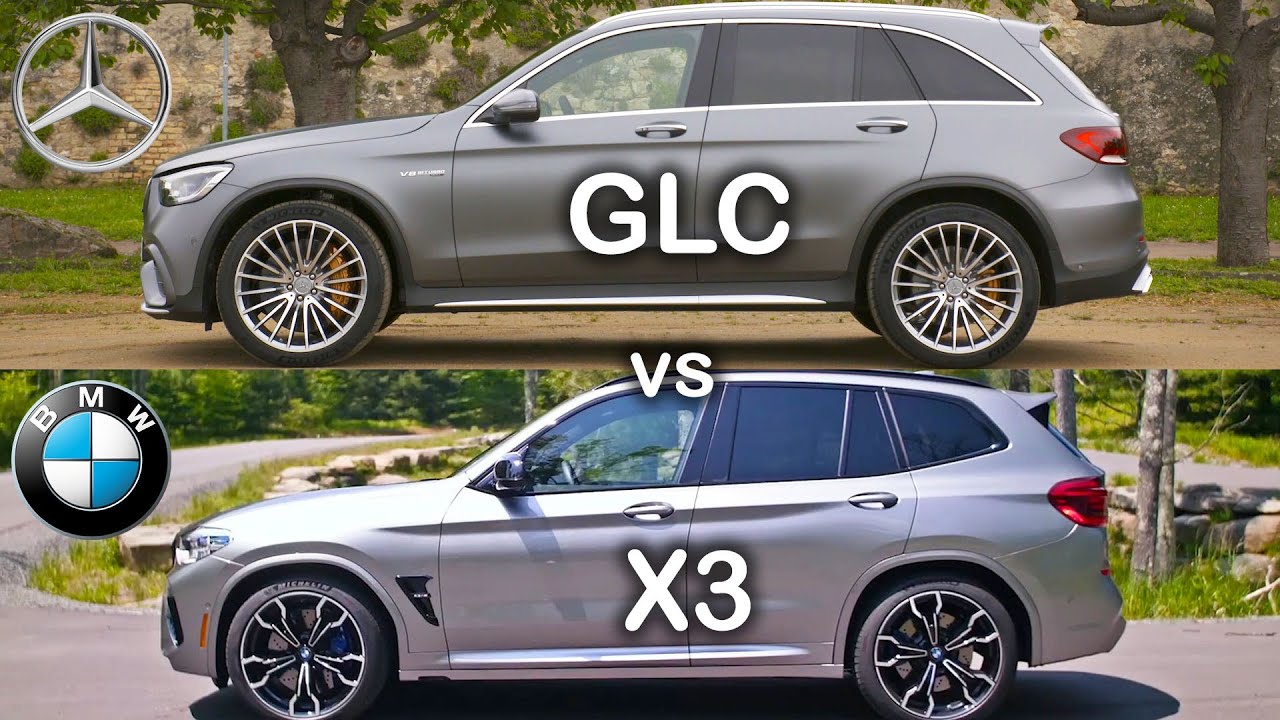 BMW X3 vs Mercedes GLC, GLC vs X3, Mercedes vs BMW – visual compare