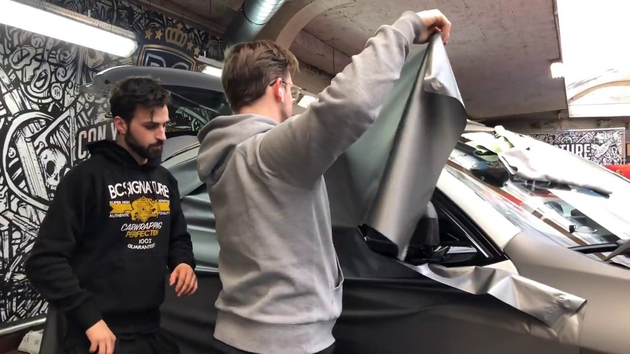 BMW X4 Matte metallic Gunmetal car wrap