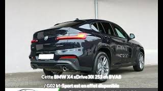 BMW X4 xDrive30i 252 ch BVA8 / G02 M-Sport à Beaupuy – LB Automobiles