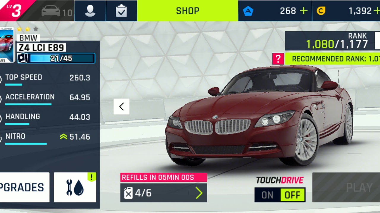 BMW Z4 LCI E89 | ASPHALT 9