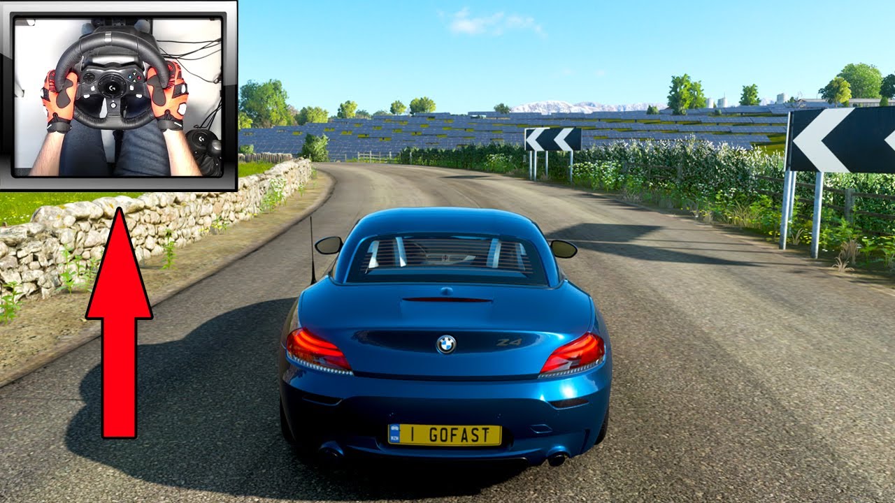 BMW Z4 SDrive35IS – Realistic Driving in Forza Horizon 4 Logitech g920 Steering Wheel