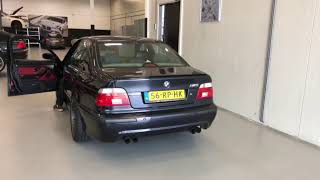 BMW e39 M5 Muffler delete with high flow cats and x-pipe
