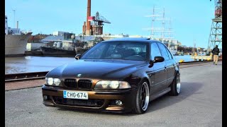 BMW e39 M5 with Custom Exhaust & Individual Marrakesh-brown Paint