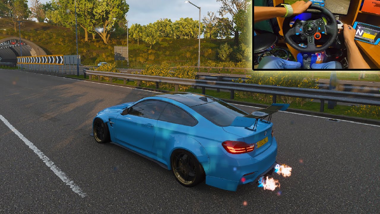 Bmw M4 Coupe * Forza Horizon 4 / TEST DRIVE 1080p Logitech G29 Gameplay