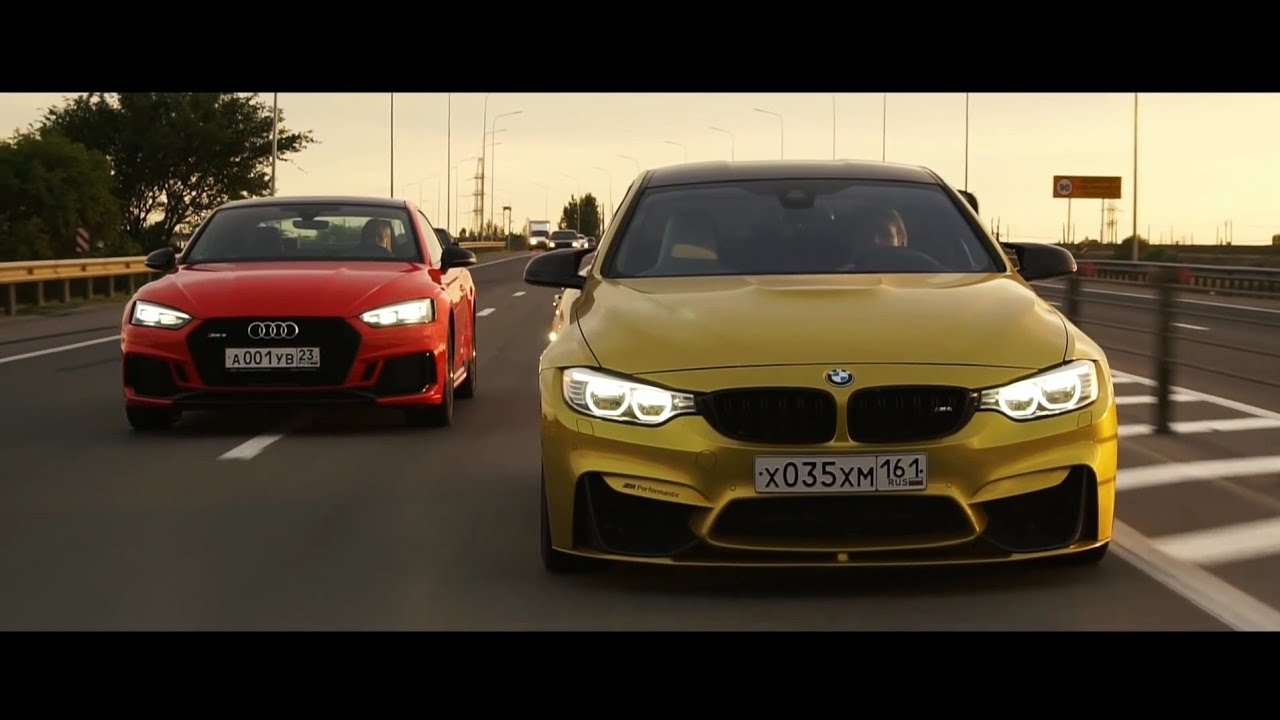 Bmw m4 vs Audi RS4 - Darkk Matter, One True God - Low Key (Original Mix)
