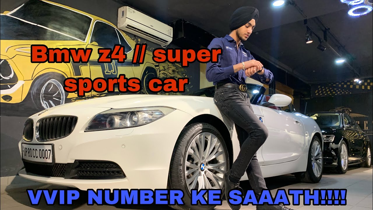 Bmw z4 super sports car // vvip number ke saath