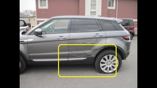 ランドローバー レンジローバー イヴォーク 左側面修理 リアドア交換 板金塗装 車修理 千葉 松戸 タキザワ自動車 葛飾区 足立区 江東区 江戸川区 柏 船橋 市川 成田 CBA-LV2Aイヴォーグ