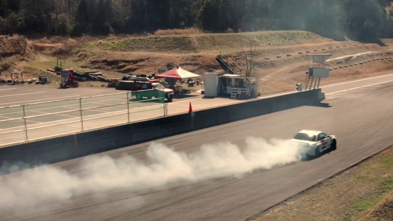 CUSCO RACING 水原亜利沙 S14シルビア ドリフト空撮