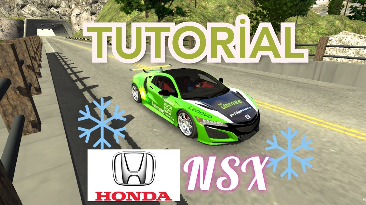 Car Parking Multiplayer / Honda NSX BP racing Wrap / tutorial