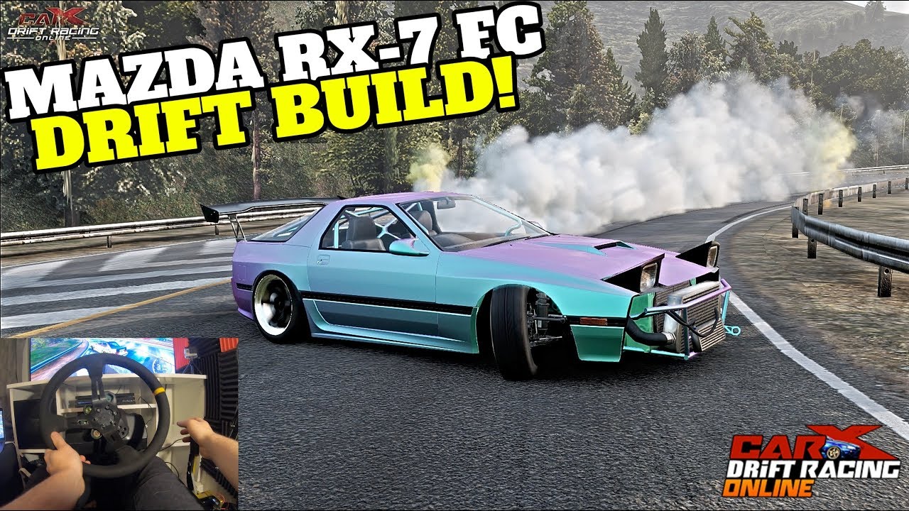 CarX Drift Racing On Ps4: Mazda RX-7 FC (Falcon FC 90-S) DRIFT BUILD! | WHEEL CAM