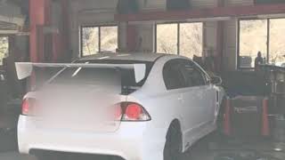 Civic typeR exhaust sound K20A fd2 fd2r JDM ダイナパック測定 シビック タイプR マフラー