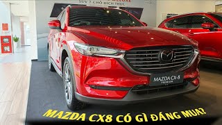 Cận cảnh chi tiết Mazda Cx-8 Đỏ Pha Lê 46V | SUV 7 chỗ rộng rãi an toàn cao cấp | Loc Huynh Auto