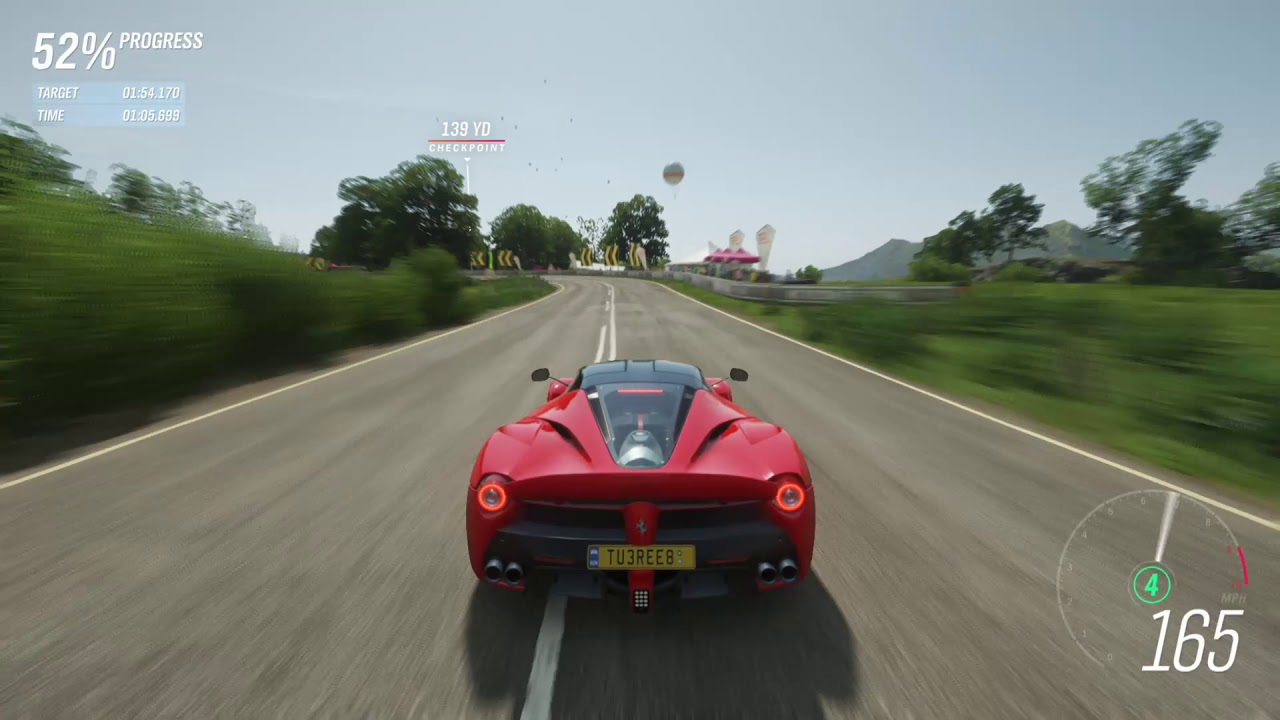 Derwent lakeside Sprint – 1.56.884 – 2013 Ferrari Laferrari AWD – Forza Horizon 4