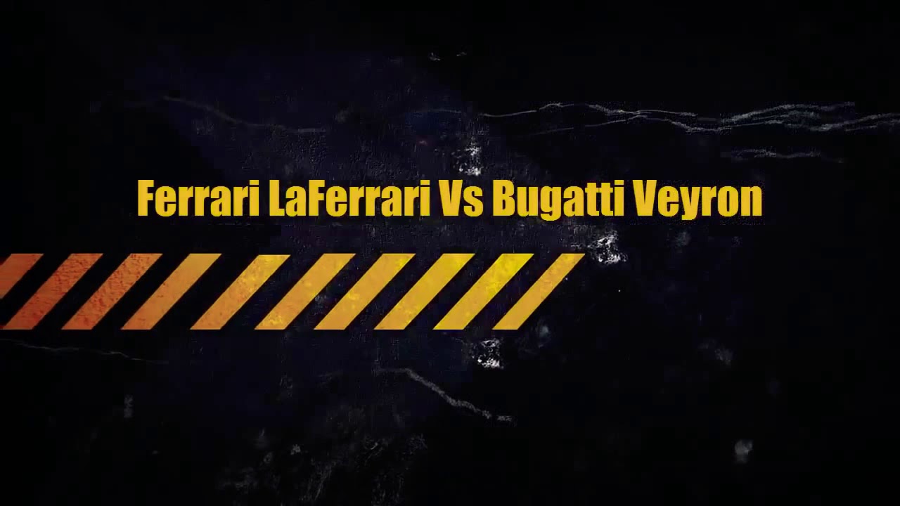 Drag Race LaFerrari vs Bugatti Veyron