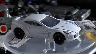 EP #11 Hotwheels Aston Martin One 77 Wheel Swap-Comold Black Rims DUNLOP DIREZZA Tyres on a Used Car