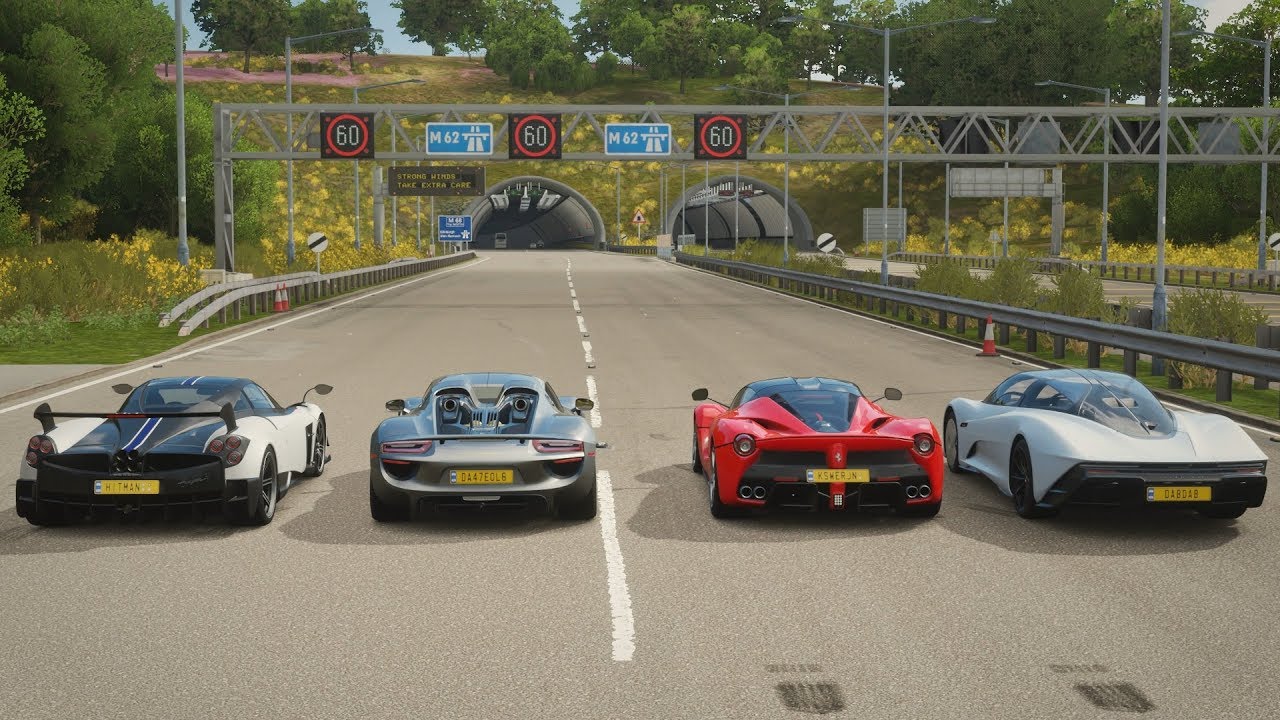 EPIC HYPERCAR DRAG RACE – Speedtail, 918, LaFerrari, Huayra BC – Forza Horizon 4