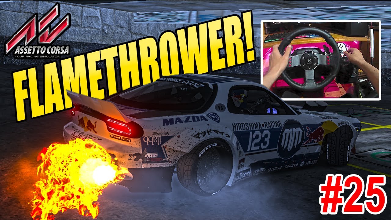 “FLAMETHROWER! | TESTING MAZDA RX7-3 MM!”-Assetto Corsa Online W/Logitech G27 + Excelvan Q8 4K #25