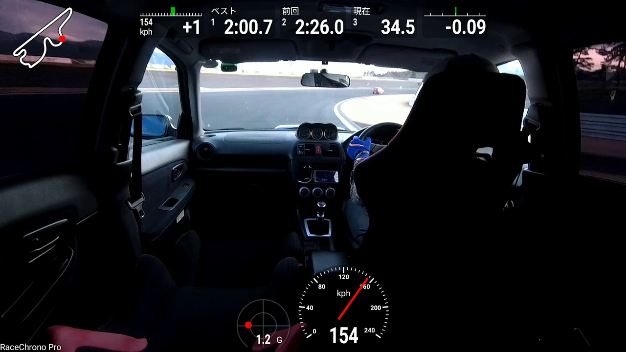 FSW 1'59.786 インプレッサWRX STI GDB-F 富士スピードウェイ 2L TURBO 4WDレッスン