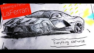 Ferrari LaFerrari Drawing