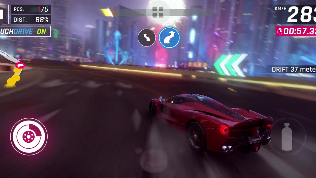 Ferrari laferrari siêu xe trong game đua xe asphalt 9